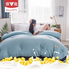 others 사슴 이불 대두 섬유 두 껍 고 따뜻 하 게 사계절 통용 봄 가을 싱글 2 인 학생 심 청 180 * 220 cm
