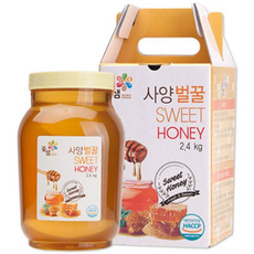 꽃샘 사양벌꿀, 2.4kg, 8개