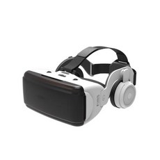 휴비나인 쓰리디글라스 신제품 VR 3D 안경 가상 현실 입체 전화 비디오 영화 인치 헬멧 골판지 스마트폰 게임 패드 60, 9) G06E Earphones, 1개