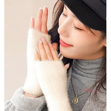 핸드워머 암워머 방한 니트 팔토시 겨울 손워머 손목 보온 부드러운 손토시 손등워머 헤어리vru573