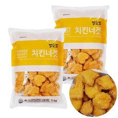 푸드드림 맘애맘 치킨너겟 1kg 2개