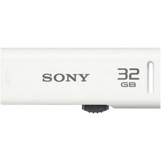 TENS소니 USB2.0 메모리 포켓비트 스타일리시컴팩트 32GB화이트 USM32GRW일본수입, 32GB, White
