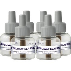 Calming Diffuser Refill 고양이 문제 감소 긁힘 안정 디퓨저 방향제 리필용, 6개, 48ml