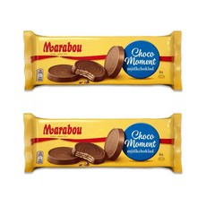 Marabou 마라보우 초코 모먼트 크런치 와퍼 밀크 초콜릿 180g 2팩, 2개