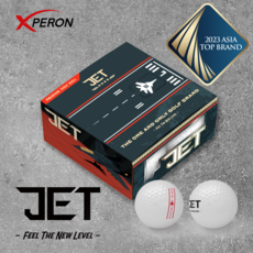 엑스페론  [엑스페론] JET 초 고반발 비거리 골프공 최대 20m 증가 4구 포켓 박스 매트 화이트무광 4개입 1개 