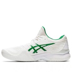 Asics 아식스 운동화 코트 FF 노박 화이트 그린 1041A089-100