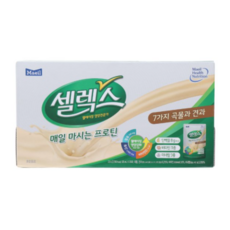 매일유업 셀렉스 매일 마시는 프로틴 125ml*20입 무료배송 우유2컵 250ml에 해당하는 동식물성 단백질 8g 웰에이징 영양강화 튜신 1000mg 비타민D10yg 칼슘290mg 현미 보리 율무 조 수수 땅콩 호두 함유, 20개, 125ml