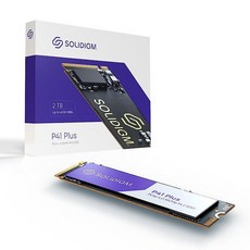 Solidigm P41 플러스 시리즈 2TB PCIe GEN 4 NVMe 4.0 x4 M.2 2280 3D NAND 내장 SSD (SSDPFKNU020TZX1)