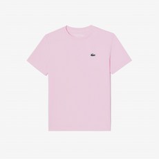 라코스테 LACOSTE 여성 쿨맥스 조직감 반팔 티셔츠 라이트핑크 TF924E-54GT03 232724