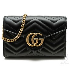 [GUCCI] 구찌 GG 마몬트 마틀라세 미니 체인백 474575-DTD1T-1000