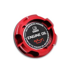 포드 포커스 20002014 20162018 용 알루미늄 엔진 오일 캡 25689CH JDM, 1) Red, 1개