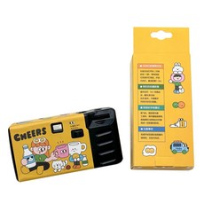 LFANI 일회용카메라 ISO400 12컷필름내장 플래쉬 일회용카메라 아그파 일화용, 1개, CHEERS