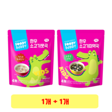 푸디버디 한우소고기뭇국 + 한우소고기미역국, 180g, 2개