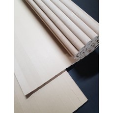 바나나목재 백골 반달 템바보드 9Tx600X2400mm (페인트도장용) 입체보드, 1개