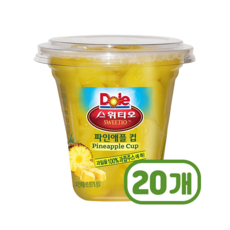 Dole 돌 후룻컵 파인애플컵 198g x 20개
