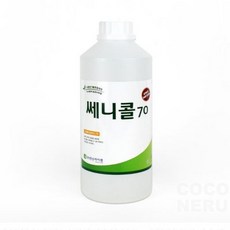 1L 대용량 살균 소독제 주방 과일 쎄니콜70 조리 기구 채소 손 소독, 기본
