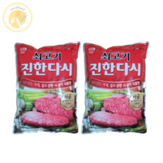 CJ 이츠웰 쇠고기 진한다시, 2kg, 2개