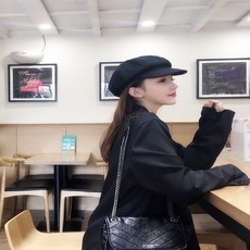 코스토프 팔각형 모직 영국식 복고풍 개성 만점 여자 베레모