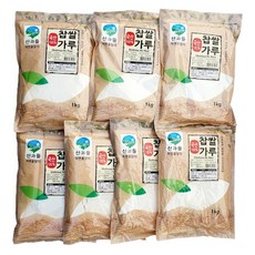 산과들 국내산 100% 건식 찹쌀가루 (선택), 1kg, 7개