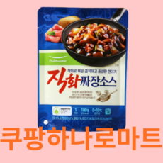 풀무원 직화 짜장소스 180g(1인분) 12봉, 180g, 12개