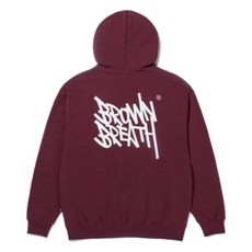국내매장상품 BROWNBREATH 브라운브레스 후드티 TAG OG HOODIE - BURGUNDY 321602