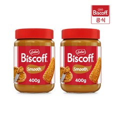 Lotus Biscoff 로투스 비스켓 스프레드 400g 2통, 2개