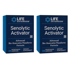 라이프익스텐션 Life Extension 세놀리틱 액티베이터 24정 2팩 151388, 1개