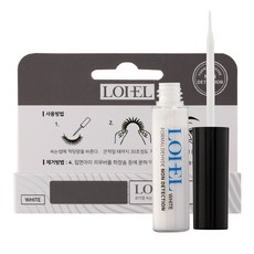 로이엘 속눈썹 접착제, 클리어 화이트, 1개