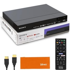 소니 DVD 플레이어 블루레이 플레이어 - 4k 업스케일링 블루레이 플레이어 BDP-S6700 TV용 리모컨이 있는 블루레이 DVD 플레이어 3D 스트리밍 블루레이 콤보 번들