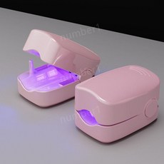 무좀 레이저 발톱 미니 무좀치료 기계 문제성 손톱 가정용 레이져 관리기, 엘레강트 핑크(Type-C 충전 포트)