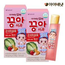 아이배냇 꼬마끙아 젤리, 2개, 0.사과맛, 100g