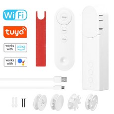 스마트커튼 Tuya ZigBee 스마트 커튼 컨트롤러 풀 비드 모터 전기 롤러 블라인드 드라이버 알렉사 구글 홈 음성 제어 자동커튼