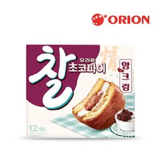 오리온 찰초코파이 정 앙크림 336g, 1개