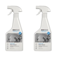 Ecostore 에코스토어 스트릭 프리 글래스 유리 표면 클리너 세정제 500ml 2팩, 2개