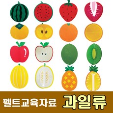 과일펠트모형