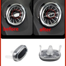 A/C 벤트 컨트롤 스위치 노브 아울렛 단추 액추에이터 메르세데스 벤츠 A GLB GLA 클래스 A200L 용 자동차 액세서리 교체, 1개