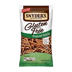Snyder's of Hanover Gluten Free All Natural Pretzel Sticks 스나이더스 오브 하노버 글루튼 프리 올 내추럴 프레즐 스틱 8온스 4팩 4, 226g, 4개