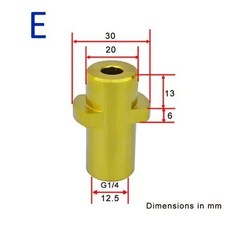 스노우 폼 랜스 어댑터 건 노즐 커넥터 Karcher 용 캐논 K2 K3 K4 K5 K6 K7 고압 세척기, 1개