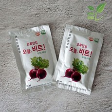 연두한입 국내산 유기농 비트즙 80ml X 21포, 1박스