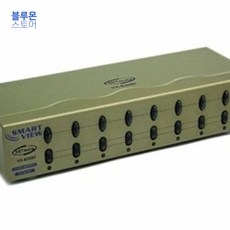 블루몬 VX-8208F 모니터 매트릭스 분배기 2대8 VGA 오디오 미 케이블 멀티케이블, 1개