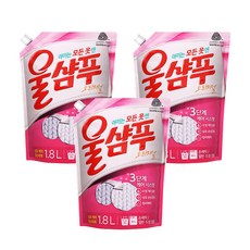 울샴푸 오리지널 울세제 리필, 1.8L, 3개
