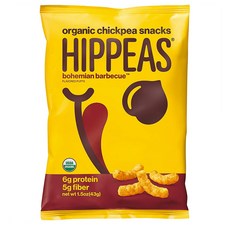(번들) 힙피 병아리콩 스낵 보헤미안 바베큐맛 43g 24봉지 HIPPEAS Chickpea Puffs Bohemian Barbeque