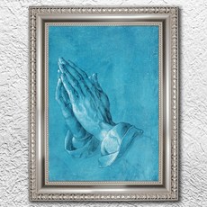 기도하는 손 by 뒤러 명화 앤틱액자 53x40cm, 2실버, 1개