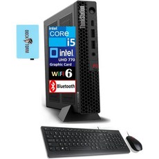레노버 씽크스테이션 P3 미니 워크스테이션 미니 데스크톱(14코어 인텔 i5-13500 vPro 16GB DDR5 512GB SSD WiFi 6 블루투스 5.2 RJ-, 16GB RAM|1TB SSD, Win11Pro, Intel UHD 770