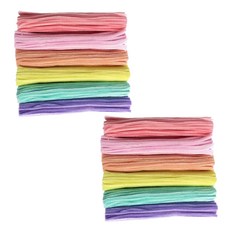 온새솔 마카롱 7색 모루 철사, 400개, 마카롱7색