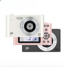 2.4인치 4K 디지털카메라 5종컬러 컴팩트 휴대용 보급형 가성비좋은, 블랙
