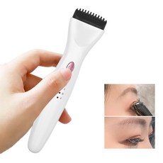 ZEEKR 5D뷰러 히팅 충전식 전동 고데기 휴대용, 흰색