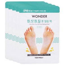 토니모리 원더 원샷원킬 풋 필링팩(5매), 1개, 2개입