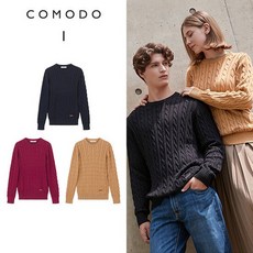 신세계라이브쇼핑 23FW 코모도 여성 윈터 케이블 니트 3종