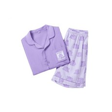 국내매장판 스파오 포켓몬 마스터 반팔 잠옷퍼플_SPPPE25U03 207825 잠옷 홈웨어